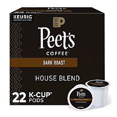 Peet's Coffee &amp; Tea House Blend Coffee K-Cups, 22/Box (6546)