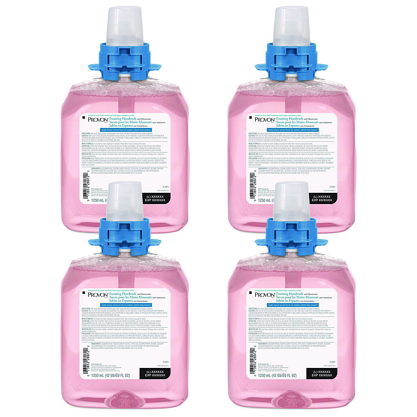 PROVON Foam Handwash with Advanced Moisturizers, Refreshing Cranberry, 1,250 mL Refill, 4/Carton (518504CT)
