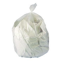 Heritage Linear Low-Density Can Liners, 16 gal, 0.7 mil, 24" x 32", Clear, Interleaved Roll, 500/Carton (1578142)