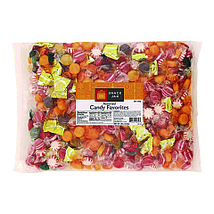 Snack Jar Assorted Hard Candy Favorites, 375 Individually Wrapped Pieces, 5 lb Bag (1680097)