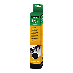 Fellowes Plastic Comb Bindings, 1/4" Diameter, 20 Sheet Capacity, Navy, 100/Pack (52502)