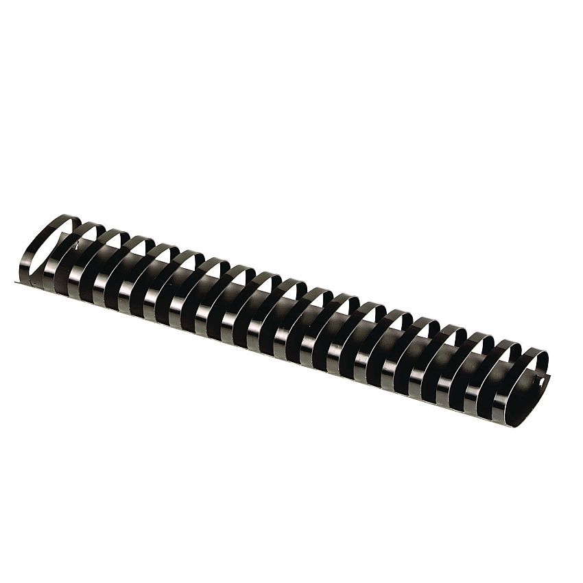 Fellowes Plastic Comb Bindings, Oval, 2" Diameter, 500 Sheet Capacity, Black, 40/Pack (52369)