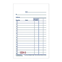 Adams Multipart General-Purpose Sales Pad, Two-Part Carbonless, 3.34 x 5.13, 50 Forms/Pad, 10 Pads/Pack (DC3510)