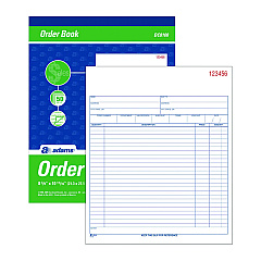 Adams Multipart Sales Order Pad, Two-Part Carbonless, 8.38 x 10.19, 50 Forms Total (DC8100)