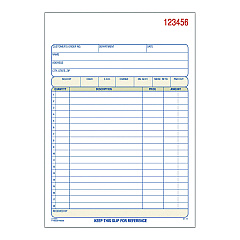 Adams Multipart Sales Order Pad, Two-Part Carbonless, 5.56 x 7.94, 50 Forms/Pad, 10 Pads/Box (DC580510)