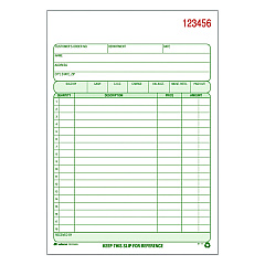Adams Multipart General-Purpose Sales Pad, Two-Part Carbonless, 5.56 x 7.94, 50 Forms Total (RDC5805)