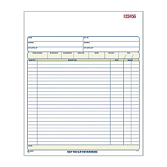 Adams Multipart Sales Order Pad, Three-Part Carbonless, 8.34 x 10.19, 50 Forms Total (TC8100)