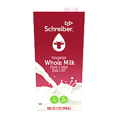 Natrel Original Whole Milk, 32 oz Carton, 12/Carton (30338)