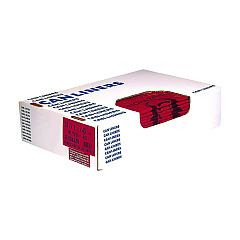 Heritage Healthcare Biohazard Printed Low-Density Can Liners, Infectious Waste, 30 gal, 3 mil, 30" x 43", Red, 100/Carton (A6043ZR)
