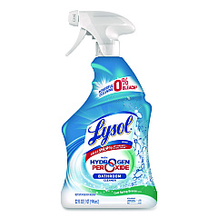 LYSOL Brand Bathroom Cleaner with Hydrogen Peroxide, Cool Spring Breeze, 32 oz Trigger Spray Bottle (99828EA)