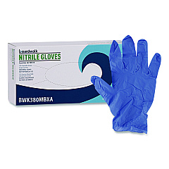 Boardwalk Disposable General-Purpose Nitrile Gloves, Medium, Blue, 4 mil, 1000/Carton (BWK380MCTA)