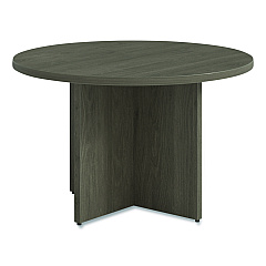Alera Seville Round Conference Table, Round, 48" Diameter, Walnut (SV4848WA)