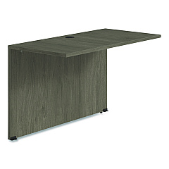 Alera Seville Series Bridge Return, 48w x 24d x 29h, Walnut (SVBR4824WA)