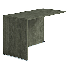 Alera Seville Series Return Shell, Reversible, 48" x 24" x 29", Walnut (SVRS4824WA)