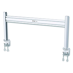 Tripp Lite Slat Rail with Posts for Slat Wall System for 32" TVs, 8.1w x 5.7d x 5.51h, Silver, Supports 33 lb (DMSWKITTAA)