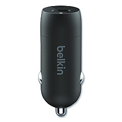 Belkin BOOST CHARGE USB-PD Car Charger + USB-C to USB-C Cable, 30 W, USB-C, Black (CCA004BT1MBK)