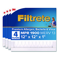Filtrete High Performance Air Filter, 12 x 12, 4/Carton (UA10DC4CA)