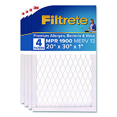 Filtrete High Performance Air Filter, 20 x 30, 4/Carton (UT224CA)