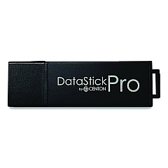 Centon DataStick Pro USB 3.2 Type A Flash Drive, 128 GB, Black (S1U3P6128G)
