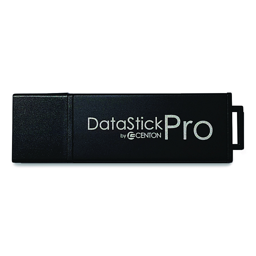 Centon DataStick Pro USB 3.2 Type A Flash Drive, 128 GB, Black (S1U3P6128G)