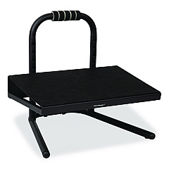 Mind Reader Adjustable Height Tilt Foot Rest, 14.25 x 15 d x 14.5 h, Black (FTHEIGHTBLK)