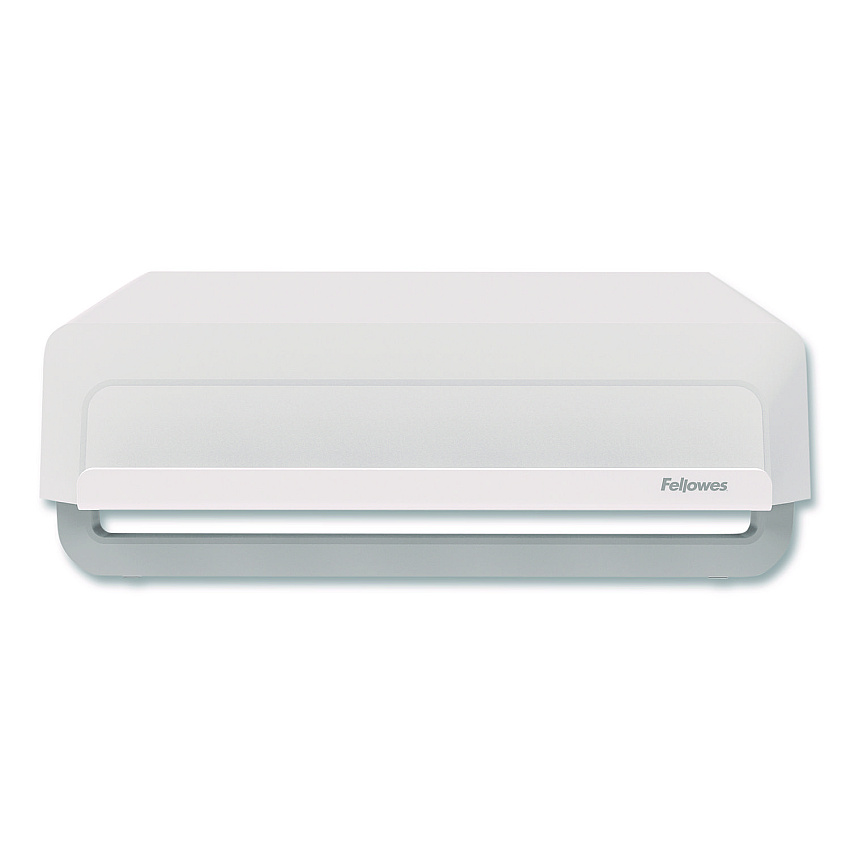 Compatible Fellowes Breyta Monitor Stand, 13.94" x 11.97" x 3.23" to 5.9", White, Supports 33 lb (100016561)