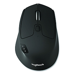 Logitech M720 Triathlon Wireless Mouse, 2.4 GHz Frequency, 33 ft Wireless Range, Right Hand Use, Black (910004790)