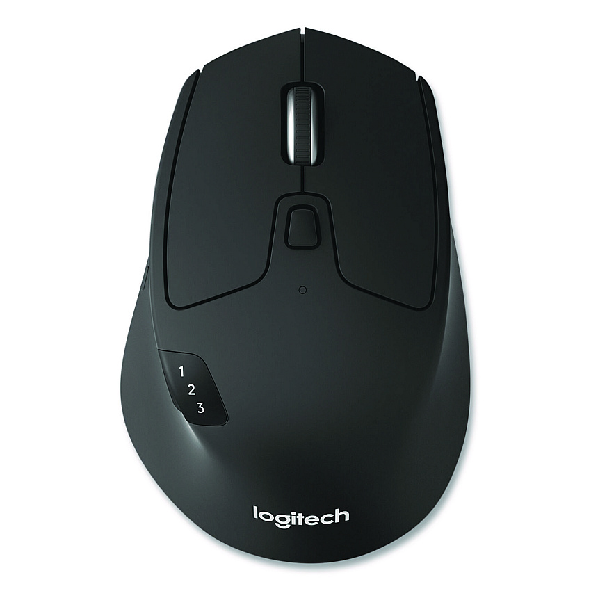 Logitech M720 Triathlon Wireless Mouse, 2.4 GHz Frequency, 33 ft Wireless Range, Right Hand Use, Black (910004790)