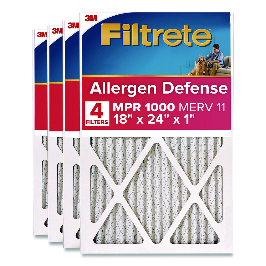 Filtrete Allergen Defense Air Filter, 18 x 24, 4/Carton (98214CA)