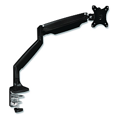 Compatible MOUNT-IT! Single Monitor Gas-Spring Mounting Arm, For 13" to 32" Monitors, 360 Degree Rotation, +/-45 Degree Tilt, Black, Supports 20lb (MI1771BLACK)