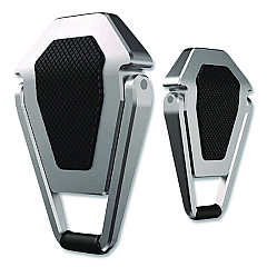 Compatible OTM Essentials Laptop Kickstand, 2.77" x 0.6" x 3.97, Silver/Black (OBA2F)