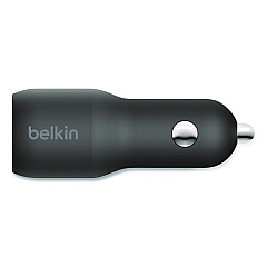 Belkin BOOST CHARGE Dual Car Charger with PPS, USB-A/USB-C, Black (CCB004BT1MBK)