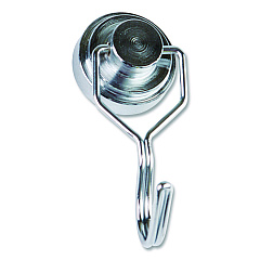 Teacher Created Resources Magnetic Hook, Steel, Silver, Supports Up to 20 lbs, 2/Pack (20787)