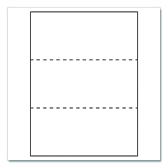 Lettermark Custom Cut-Sheet Copy Paper, 92 Bright, Micro-Perf Every 3.66", 20 lb Bond, 8.5 x 11, White, 500 Sheets/Ream, 5 Reams/Carton (851332CT)