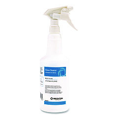 Brighton Professional Trigger Spray Bottle for Portion Packet Glass Cleaner, 32 oz, White/Blue (BPR28379CC)