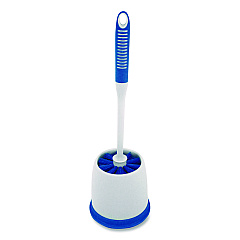 Impact Toilet Bowl Brush and Caddy, Blue/Gray (T000200)