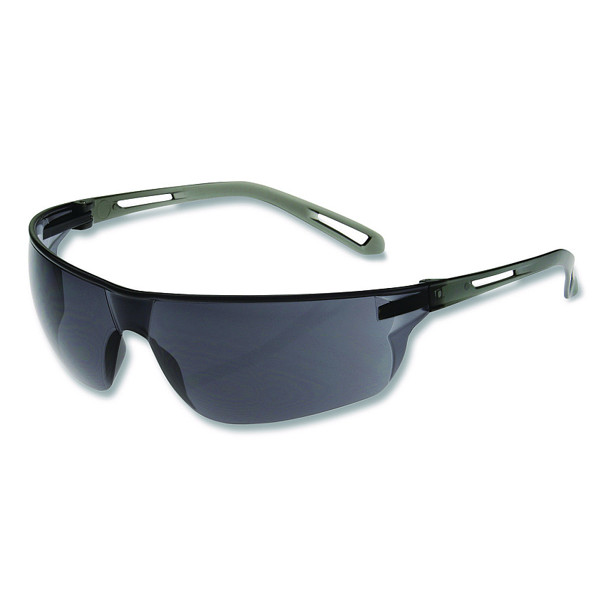 Bouton Zenon Z-Lyte Safety Glasses, Gray Frame, Gray Lens (250090001)