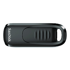 SanDisk Ultra Slider USB 3.2 Type C Flash Drive, 256 GB, Black (SDCZ480256GA)