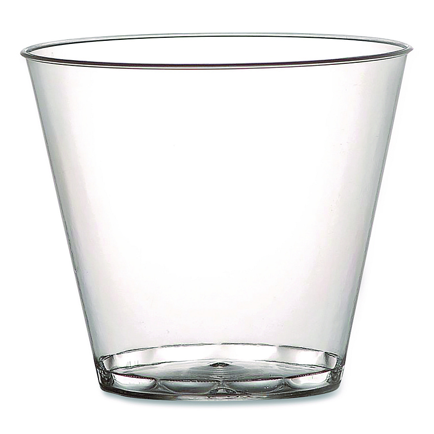 Savvi Serve Plastic Tumblers, Squat, 5 oz, Clear, 20 Bag, 25 Bags/Carton (405)