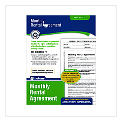 Adams Month-to-Month Residential Rental Agreement Digital Download with Instructions, 8.5 x 11, Unlimited Number of Forms (LF255)