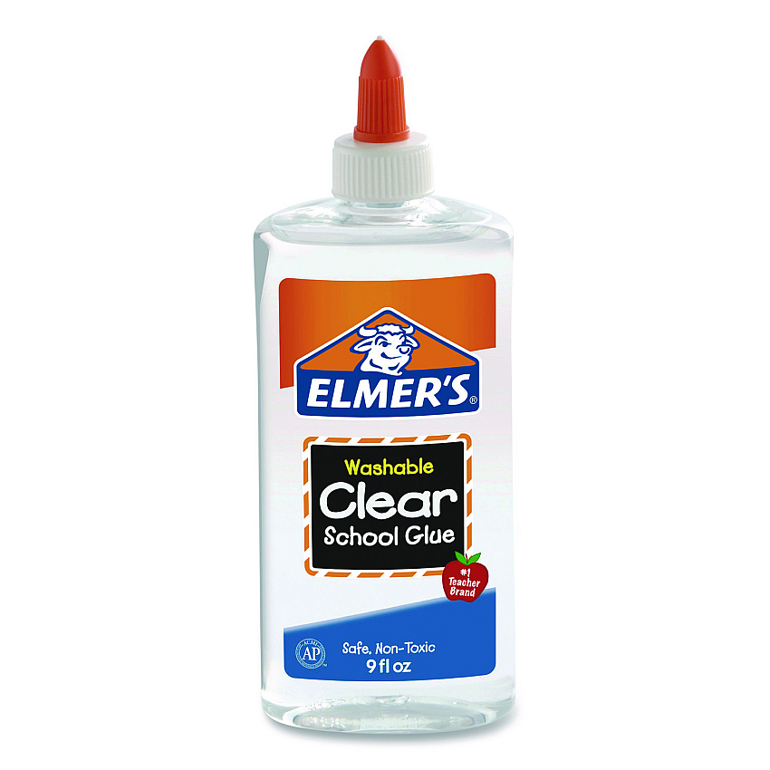Elmer's School Glue, 9 oz, Dries Clear (E309)