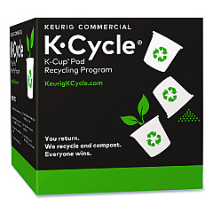 Keurig K-Cycle K-Cup Pod Recycling Station, Plastic, Black/Green/White, 5/Pack (5000350630)