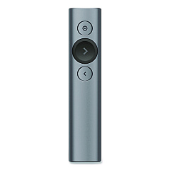 Logitech Spotlight Presentation Remote, Projects 100 ft, Slate (2632837)