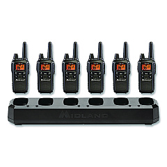 Midland Biztalk Two-Way Business Radio Bundle, 36 Channels, 6/Pack (LXT600BBX6)