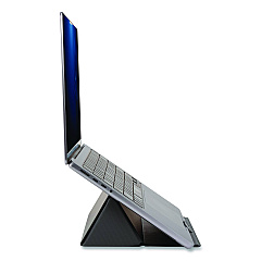 Compatible Allsop Foldio Laptop and Tablet Stand, +30 Tilt, 9.5" x 14.5" x 3", Black, Supports 7 lb (32670)