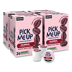 Pick Me Up Provisions Colombian Coffee K-Cups, 24/Box, 96/Carton (52969CT)