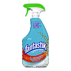 Fantastik MAX All-Purpose Cleaner with Bleach, Fresh Scent, 32 oz Spray Bottle (308685EA)