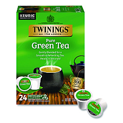 TWININGS Tea K-Cups, Green Tea, 0.11 oz, 24/Box (TNA85788)