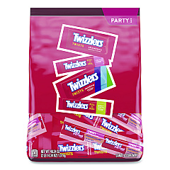 Twizzlers Chewy Candy Pack, Assorted Flavors, 46.34 oz Bag (HEC94479)