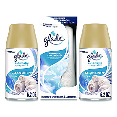 Glade Automatic Spray Air Freshener Combo Set, 3/Pack (375634)